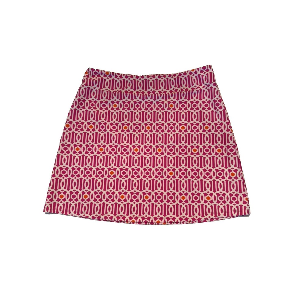 Jude Connally Pink Orange Geometric Tennis/ Golf Skirt Women's‎ Size Medium